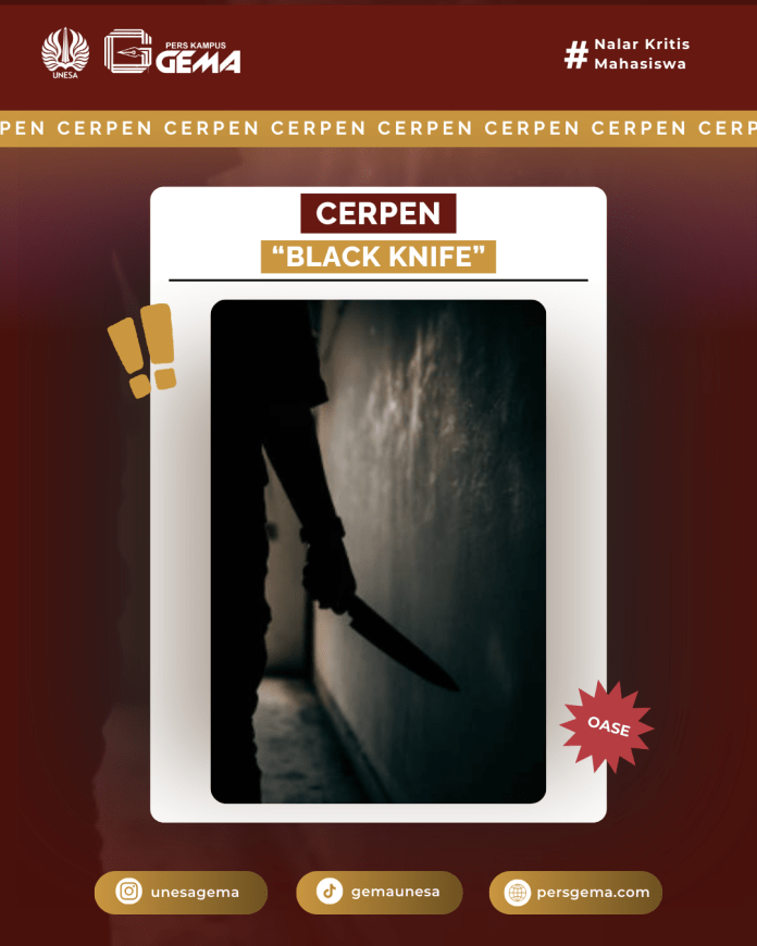 OASE_CERPEN_BLACK KNIFE